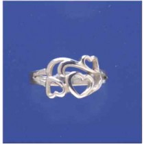 SPC HEARTS PATTERN CUTOUT FANCY RING
