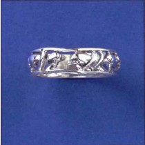 SPC 6mm DOLPHIN CUT OUT BAND RING