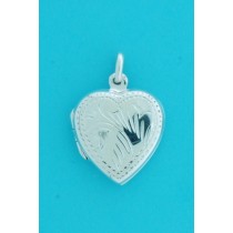SPC SMALL ENGRAVED HEART LOCKET