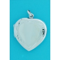 SPC LARGE ENGRAVED HEART LOCKET