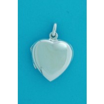SPC 15mm PLAIN HEART LOCKET