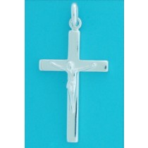 SPC 37x24x3.8x2.5mm POLISHED CRUCIFIX  =