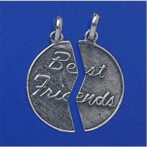 SPC BEST FRIENDS SPLIT COIN PENDANT