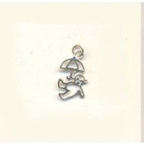 SPC SMALL CUTOUT TEDDY/UMBERELLA CHARM