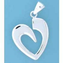 SPC 24mm 3/4 TIF HEART PENDANT         =