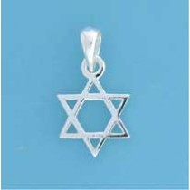 SPC 15x3mm CUTOUT STAR OF DAVID PEND.  =
