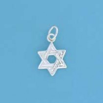 SPC 10mm CUTOUT STAR OF DAVID PENDANT  =