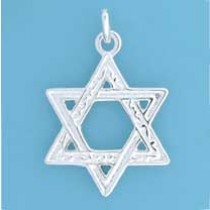 SPC 21mm CUTOUT STAR OF DAVID PENDANT  =