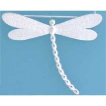 SPC LASER FINISH DRAGONFLY BROOCH      =