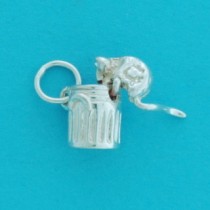 SPC CAT IN DUSTBIN CHARM               =