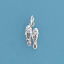 SPC 12mm PAIR OF BALLET SLIPPERS CHARM =