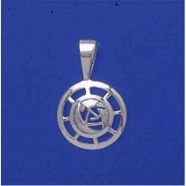 SPC 13mm CUTOUT DESIGN RM ROUND PENDANT