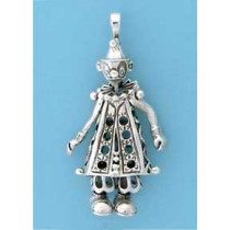 SPC LARGE OXIDISED CLOWN PENDANT       =