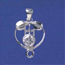 SPC 6mm  CZ RM STYLE PENDANT           =