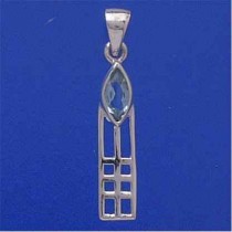 SPC MARQUISE BLUE STONE RM STYLE PEND. =