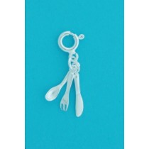 SPC CLIP ON KNIFE/FORK/SPOON CHARM