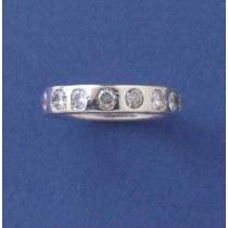 SPC 4mm FULL ETERNITY CZ RING