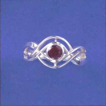 SPC FANCY GARNET RING                  -