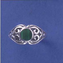 SPC CELTIC DESIGN  MALACITE RING