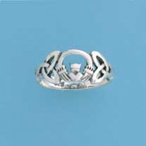 SPC CELTIC SHANK CLADDAGH RING         =