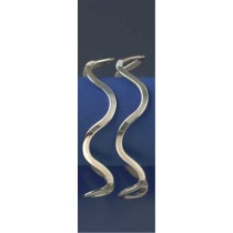 SPC 2 ROW WAVY FLAT WIRE BANGLE        =