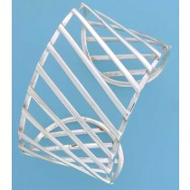 SPC 42mm WIDE DIAGONAL BARS CUFF BANGLE=