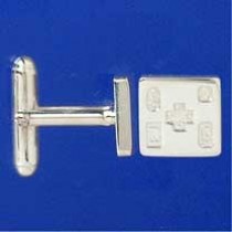 SPC 12mm SQUARE MILLENIUM CUFFLINKS