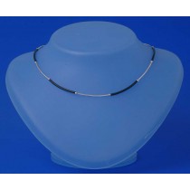 SPC RUBBER/SILVER TUBE LINK CHOKER