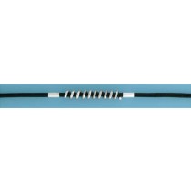 SPC SPRING DESIGN BLACK RUBBER BRACELET