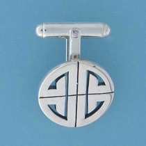 SPC 18mm CUTOUT DESIGN CELTIC CUFFLINK =