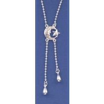 SPC BEAD Y CHAIN - MOON/STAR/TEARDROPS -