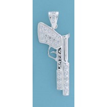 SPC CZ SET PISTOL PENDANT-BLING        =