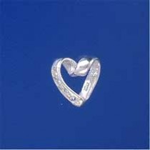 SPC CRYSTAL SET TIF HEART PENDANT