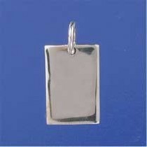 SPC 19x13x2mm SOLID RECTANGULAR TAG