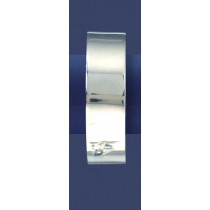 SPC 20mm FLAT POLISHED OPEN BACK BANGLE=