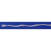 SPC TWIST TUBE/CRYSTAL FANCY BRACELET  =