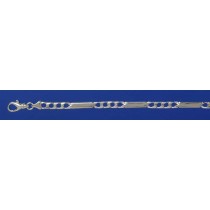 SPC SQUARE CURB  AND BAR BRACELET