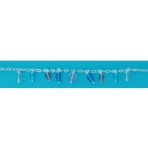 SPC BLUE/PINK CRYSTAL BRACELET         =