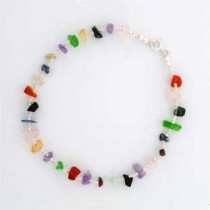 SPC MULTISTONE PEBBLES ANKLET          =