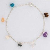 SPC MULTISTONE PEBBLES FIGARO BRACELET