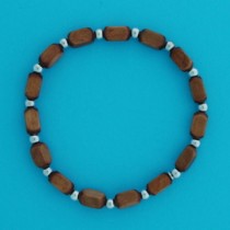 SPC WOOD BEAD BRAC