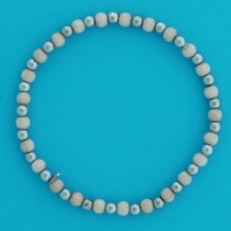 SPC WOOD BEAD BRAC