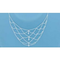 SPC BEAD CHAIN CASCADE NECKLACE        =