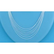 SPC BAR NECKLACE WITH CASCADE CHAIN    =