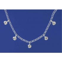 SPC 16" BELCHER CHAIN/CRYSTAL SET DROPS