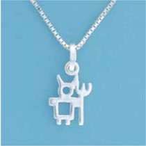 SPC 16" BOX CHAIN/CUTOUT DEVIL PENDANT =