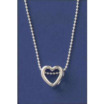 SPC BEAD CHAIN/PULLTHRU CUTOUT HEART