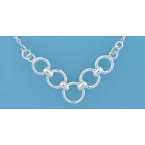 SPC V SHAPE JUMPRINGS/TRACE NECKLACE   =
