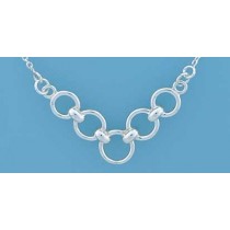 SPC V SHAPE JUMPRINGS/TRACE NECKLACE   =