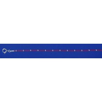 SPC 16in RED PVC/BEADS CHAIN